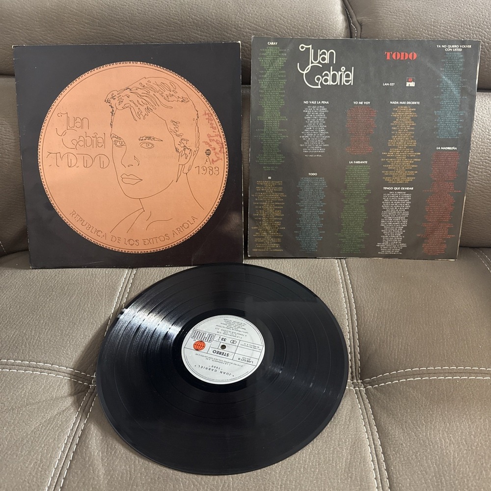 Juan Gabriel - Todo [LP VINYL] Ariola Mexico 1983 VG
